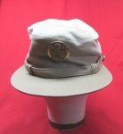 US WWII WAAC Woman's Enlisted Hobby Hat and Insignia, Identified