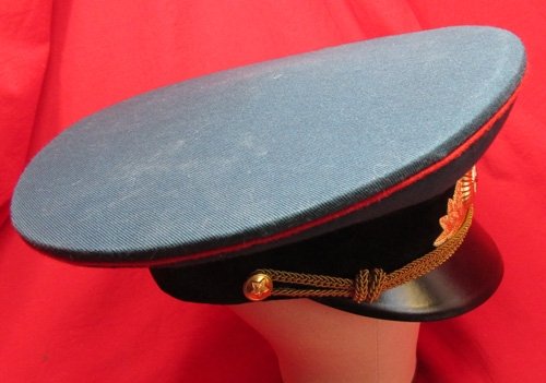  Soviet Cold War era Army Officers Dress Visor Hat, Size 57 — image 4