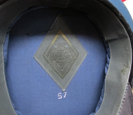  Soviet Cold War era Army Officers Dress Visor Hat, Size 57 — image 5