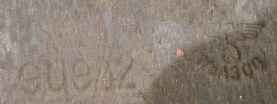  German WWII Straight Shovel & Carrier, eue 42 — image 6