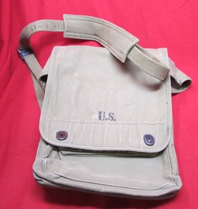  US WWII M1938 Dispatch Case, Mounted Pattern, Boyt 42, Officers Service Number Marked — image 2