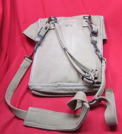  US WWII M1938 Dispatch Case, Mounted Pattern, Boyt 42, Officers Service Number Marked — image 4