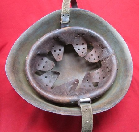  Italian WWII M1933 Steel Helmet, Regia Marina, Royal Navy, Complete — image 5