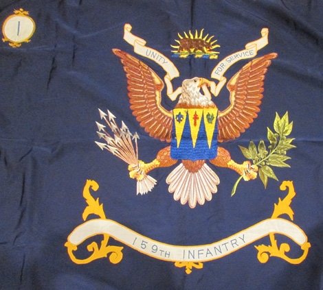  US Vietnam War Era, 1s BN, 159th Infantry Color,  3 x 4', 1972 Dated — image 3