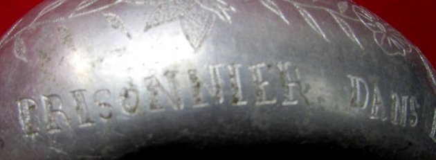  French WWI, POW Trench Art Russian Canteen, Jane A. Kimball Collection — image 4