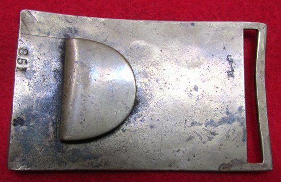  US Civil War Era, Officers Pattern, 1851 Eagle Belt Plate, Numbered — image 3