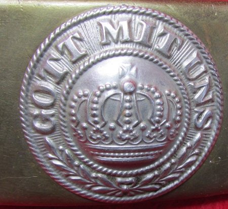  German WWI Prussian Wirelayer Buckle, Early Brass Issue — image 3