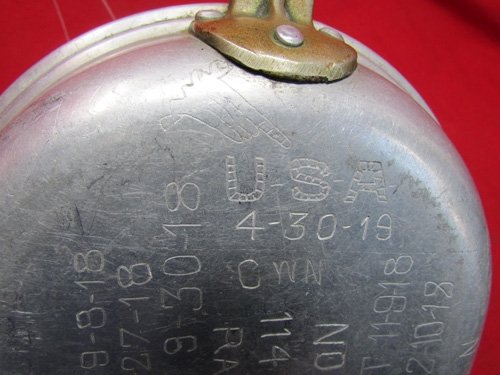  US WWI Trench Art Engraved Messkit, 114 F.S.BN, Radio Co. A. Roster & Locations, Kimball Collection — image 13