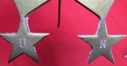  US WWI Trench Art Brass Picture Frame & Photo, Jane A. Kimball Collection — image 5