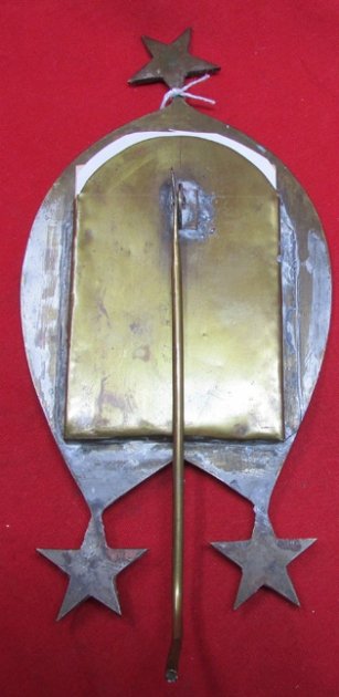  US WWI Trench Art Brass Picture Frame & Photo, Jane A. Kimball Collection — image 7