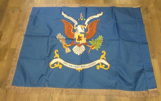  US Cold War Era, 134th Military Intelligence Bn, Unit Color,  3 x 4' — image 2