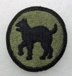 US WWII Army 81st Division SSI, Greenback, Wild Cat Division