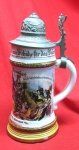 German Imperial Era, Regimental Beer Stein, 142nd Baden Infantry 1903