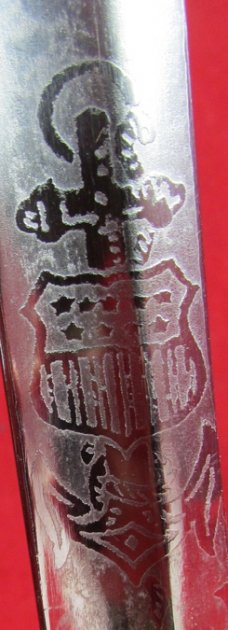  US Cold War Era, M1852 US Navy Officers Sword, US Mfg — image 6