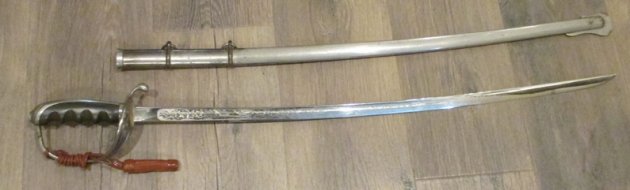  US Pre WWII Army M1902 Officers Sword and Leather Knot, Pasquale, San Francisco — image 7