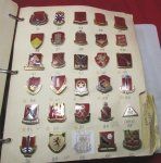 US Field Artillery Distinctive Insignia Binder, 221 DUIs