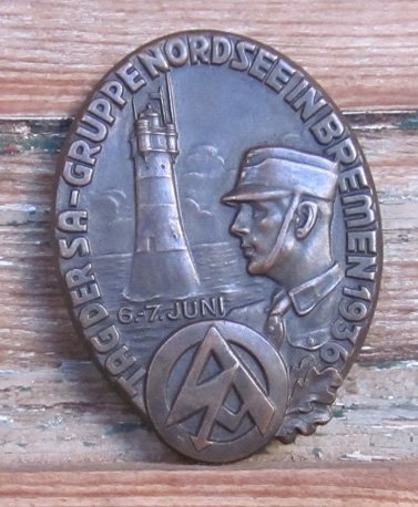 German WWII Tinnie, SA Gruppe Nordsee 1936 — image 2