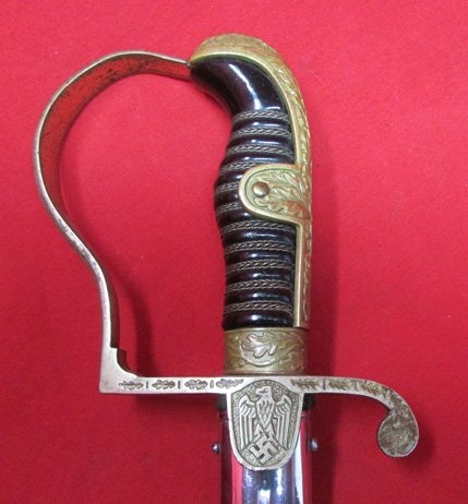  German WWII Army Officers Sword, Eickhorn Mfg. Roon Pattern — image 2