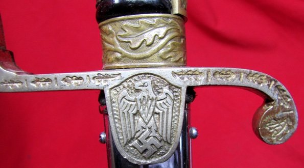  German WWII Army Officers Sword, Eickhorn Mfg. Roon Pattern — image 3