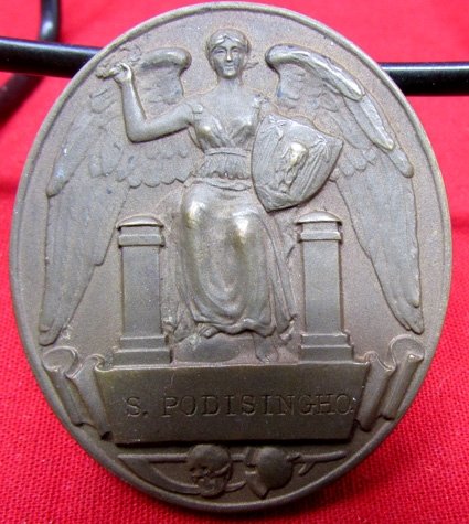  Ceylon, WWI Overseas Service Medal, Named — image 3