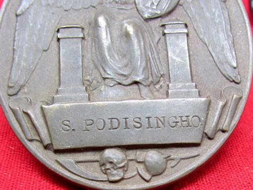  Ceylon, WWI Overseas Service Medal, Named — image 4