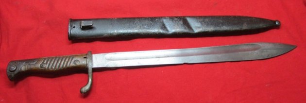  German WWI S98/05 Bayonet & Scabbard, Walter & Co., Move-Werke — image 4