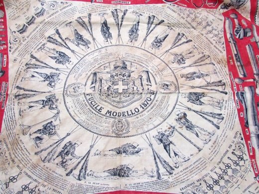  Italian Pre WWI Soldiers Instructional Hankie Fucile Modello 1870-81 — image 4