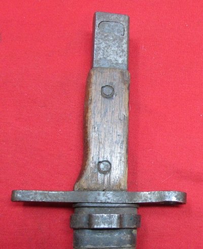  Japanese WWII Late War Type 30 Bayonet, Wooden Scabbard — image 3