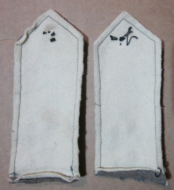  German WWI, Hollywood Shoulder Straps, 163rd Rgt, Pair — image 3