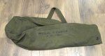 US WWII Army Issue Duffle Bag, Fraser Products 1944, Identified, …