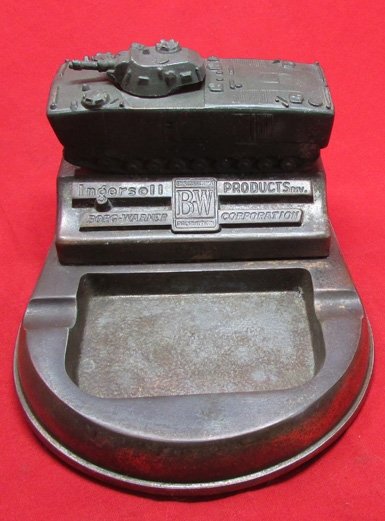  US Commercially Produced Banthrico AFV Ashtray, Ingersoll Products Div. — image 2