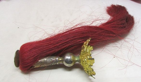  US Indian Wars Mounted Artillery Enlisted Dress Helmet Socket & Plume — image 3