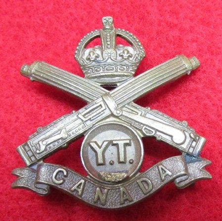  Canadian WWI, Yukon Motor Machine Gun Battery Badge, Gaunt London — image 2