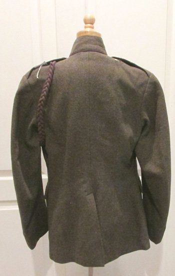  US WWI Era Green Wool Service Coat, Private Purchase — image 6