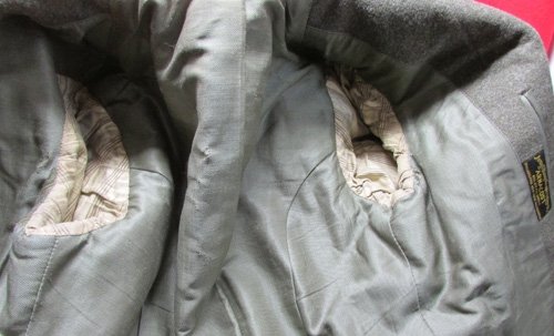  US WWI Era Green Wool Service Coat, Private Purchase — image 8