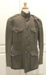 US WWI Era Green Wool Service Coat, Private Purchase