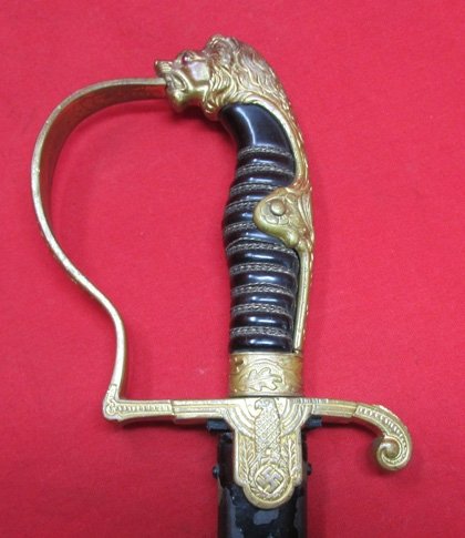  German WWII Army Officers Sword, Eickhorn 'Blucher' Pattern — image 2