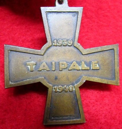  Finland, Winter War, Taipale Front Cross 1939-1940. Kenttaarmeija (Army) Clasp — image 4