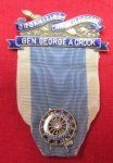 US DAR Membership Badge & Ribbon, General George A Crook …