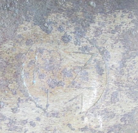  German WWII M1916 Pattern Steel Helmet Relic, SS & RZM Marked Skirt — image 7