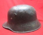 German WWII M1916 Pattern Steel Helmet Relic, SS & RZM …