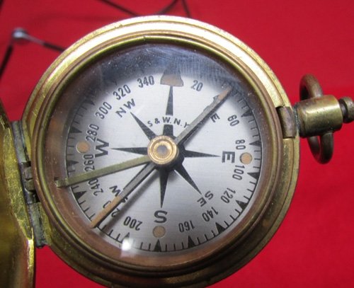  US WWI-WWII Pocket Watch Type Compass — image 4