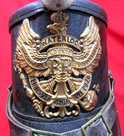  German Pre WWI, Prussian Enlisted 10th Jager Bn Shako, 1913 Dated — image 3
