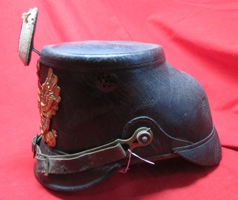  German Pre WWI, Prussian Enlisted 10th Jager Bn Shako, 1913 Dated — image 4