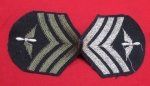US Pre-WWII Army Air Corps Sergeant Chevrons, Pair