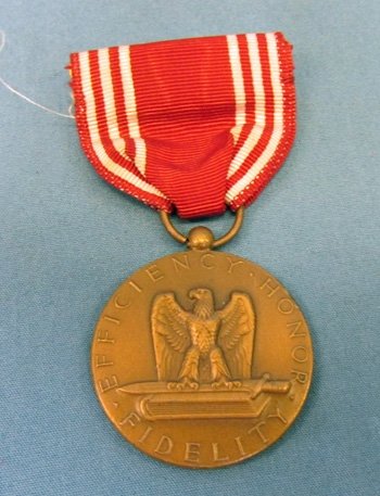  US WWII Named Good Conduct Medal, Gates — image 2