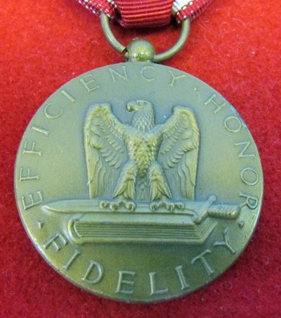  US WWII Named Good Conduct Medal, Gates — image 3