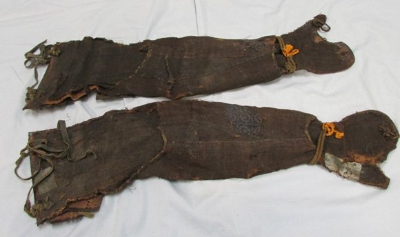  Japanese EDO Period, Samurai Armor Arm Protection, Pair — image 5