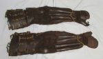 Japanese EDO Period, Samurai Armor Arm Protection, Pair