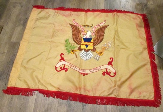  US Army Cold War Era, Fifty Third Support Battalion Unit Color, 3x4' — image 4